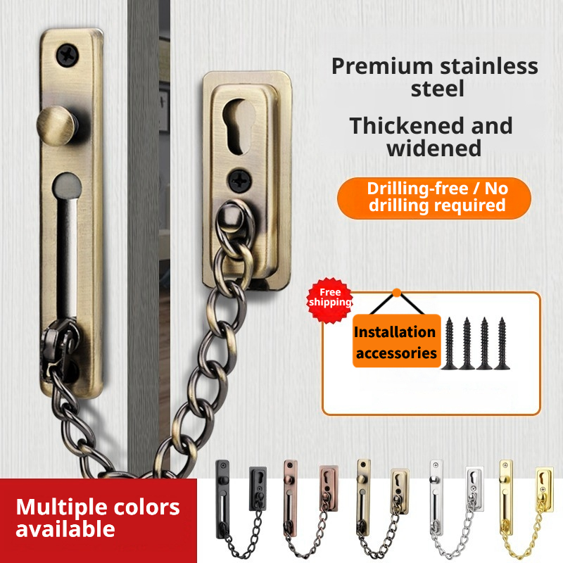 Door Chain Guard - Cadena de Seguridad Antirrobo de Acero