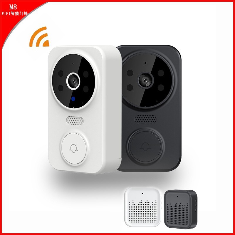 Home Security Indoor Cameras - Timbre Inteligente WiFi Tuya para Hogar,