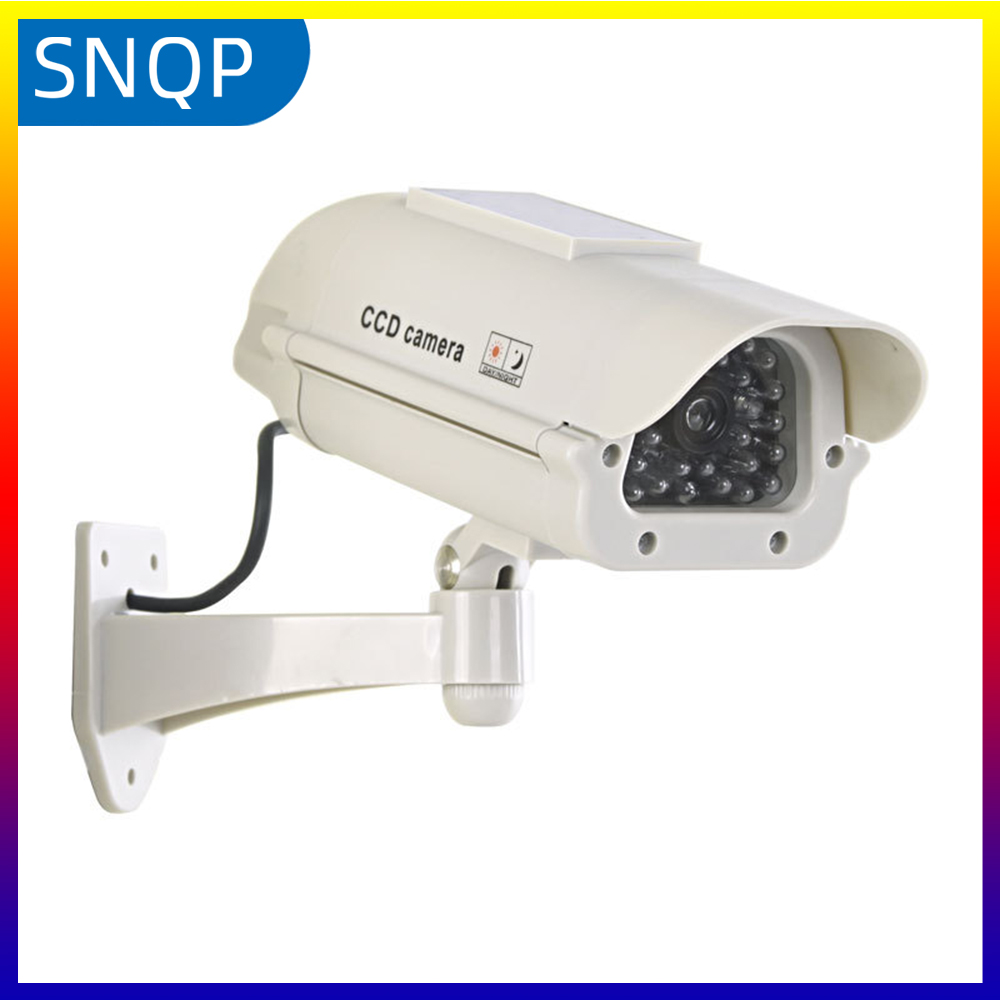 Home Security Camera Installation - Cámara Solar de Simulación, Impermeable, Cámara