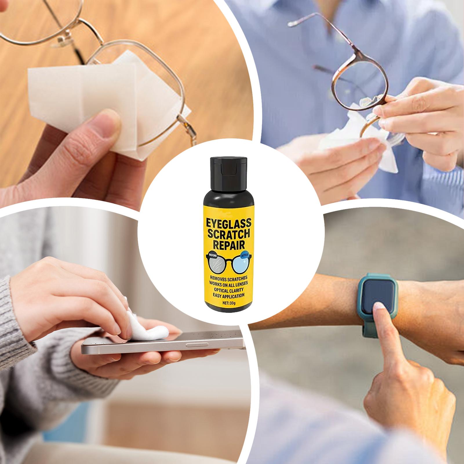Glass Break Detector - Removedor de arañazos para gafas, agentes
