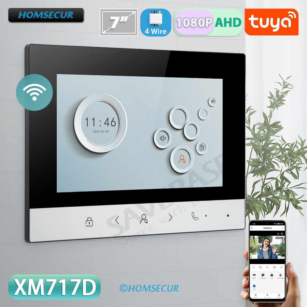 Home Security Gate - Monitor Interior Inteligente Tuya con WIFI,