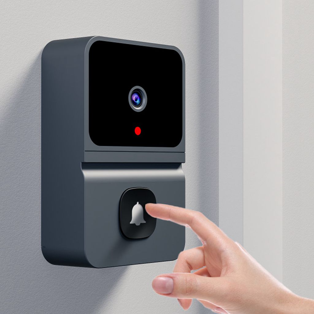 Home Security Indoor Cameras - Timbre inalámbrico con cámara HD para