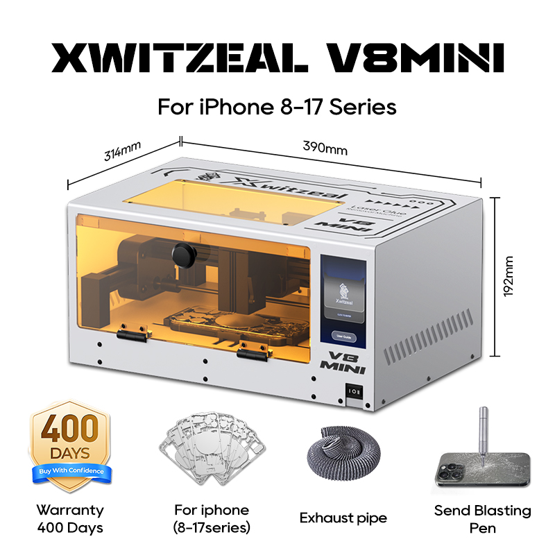 Glass Break Detector - Xwitzeal ® Máquina Láser V8 MINI