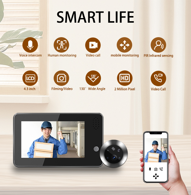 Home Security Indoor Cameras - Videoportero Inteligente WiFi Tuya Smartlife de