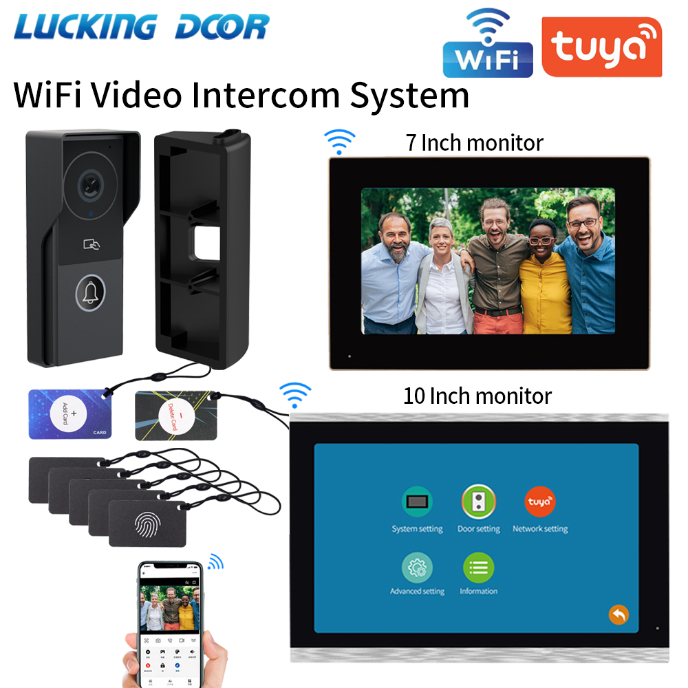 Home Security Video Systems - Videoportero de 7/10 pulgadas, timbre de