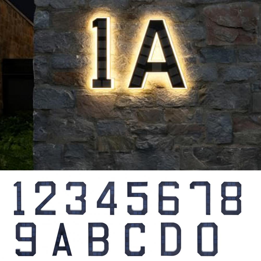 Home Security Number - Letrero de Número de Casa con