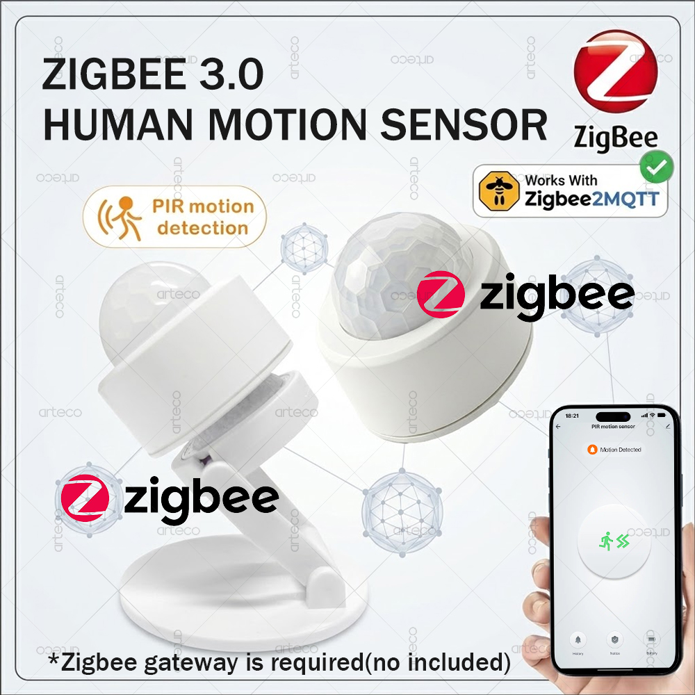 Home Security With Alarm - Sensor de Movimiento PIR Mini Zigbee