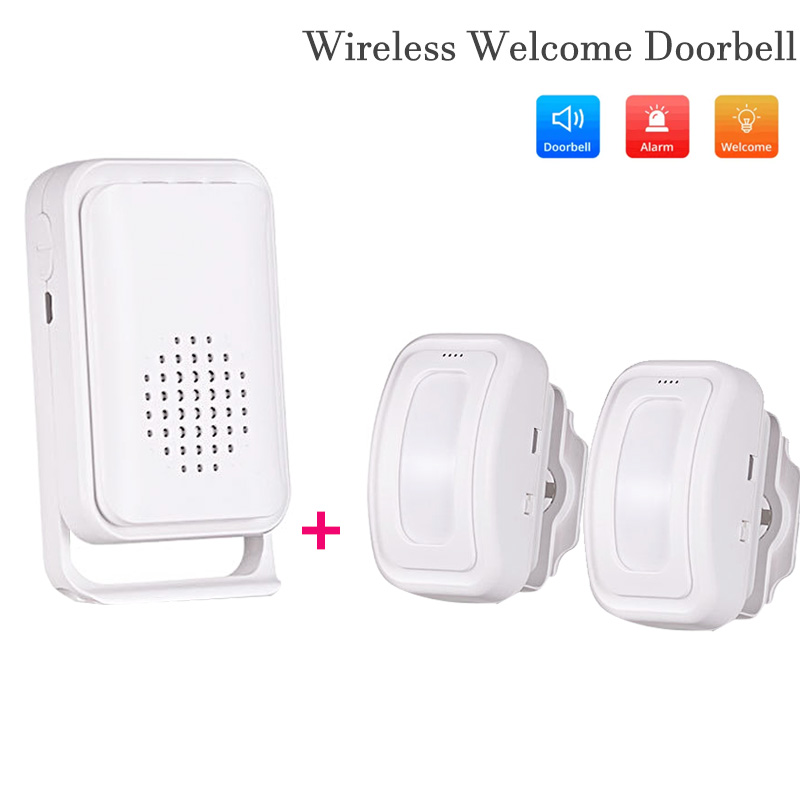Home Security Gate - Timbre de bienvenida inalámbrico para el