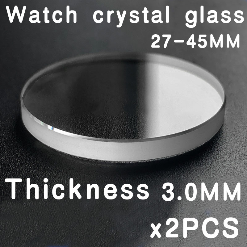 Glass Break Detector - Cristal Mineral piezas para reloj, cristal