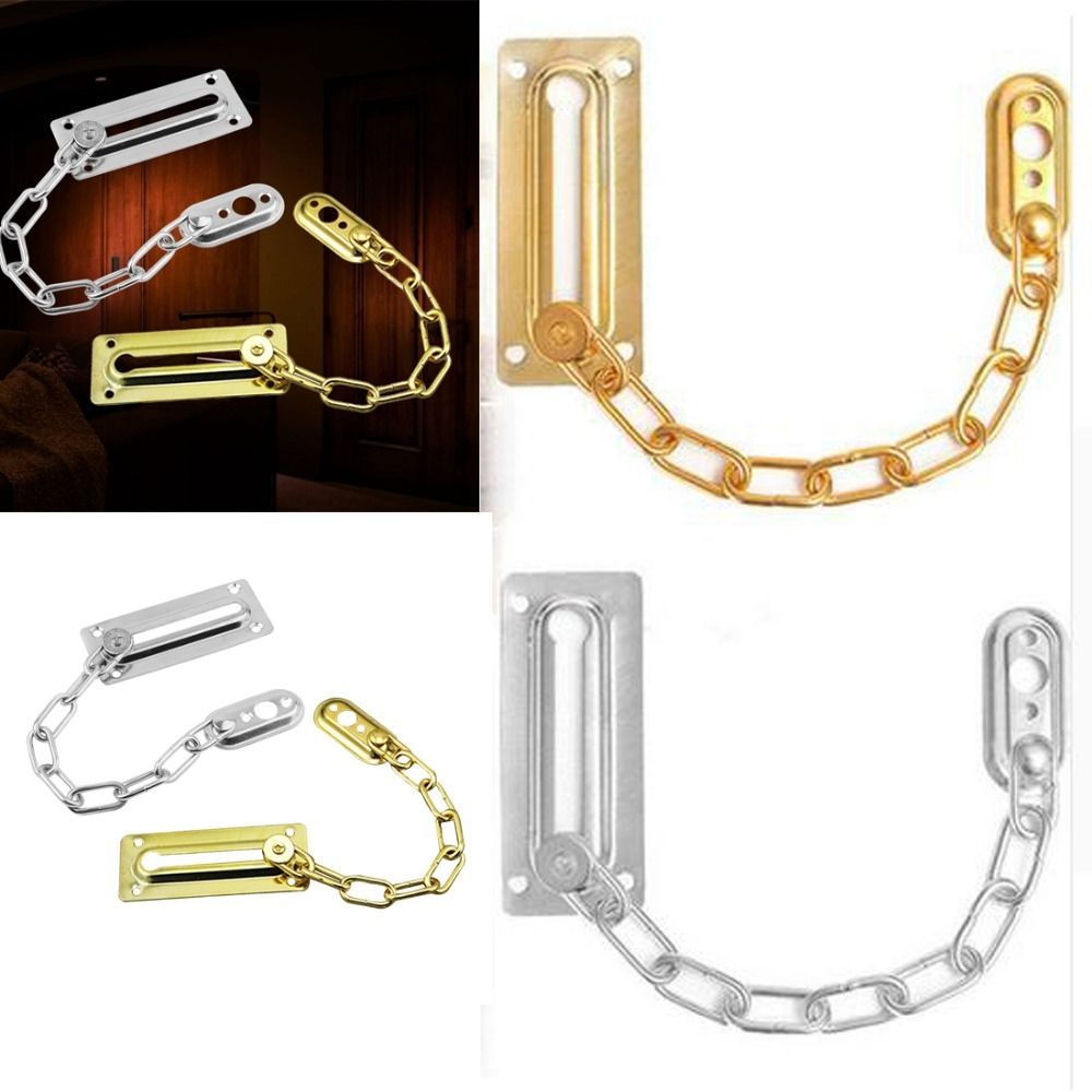 Door Chain Guard - Pestillo pulido para puerta, protector de