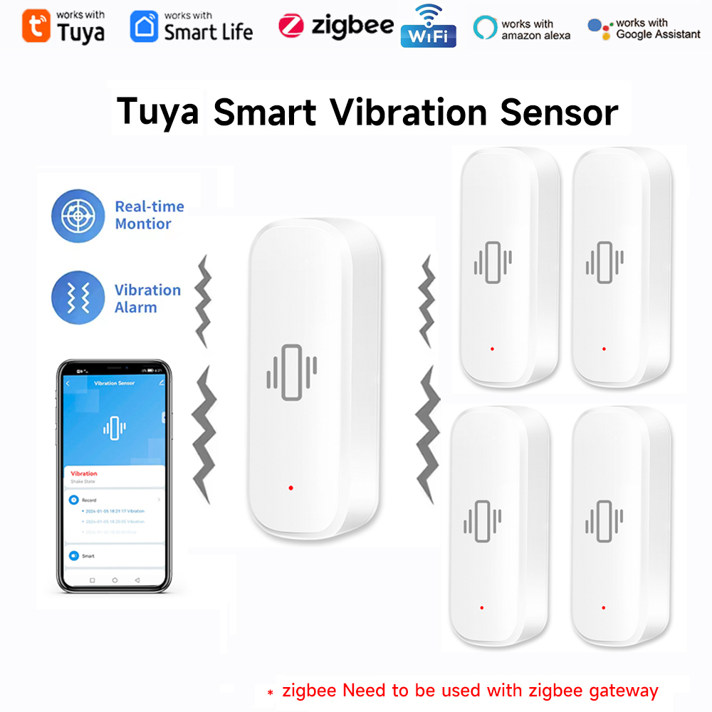 Sensor de Vibración Inteligent - Home Security With Alarm reseña y precio