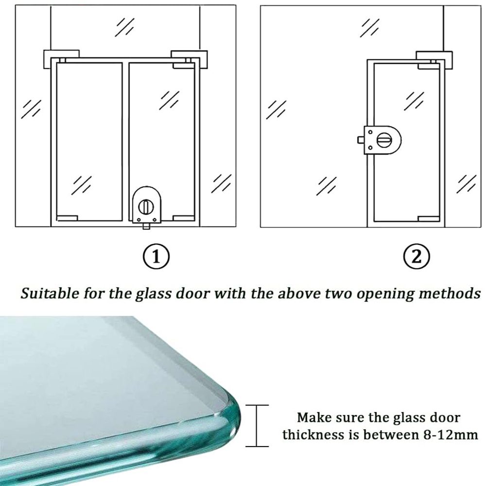Cerradura de puerta antirrobo  - Home Security Gate reseña y precio