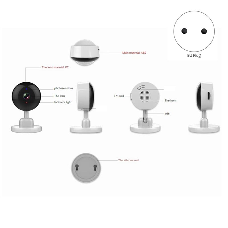 Cámara Wifi Tuya Esencial para - Home Security Indoor Cameras reseña y precio