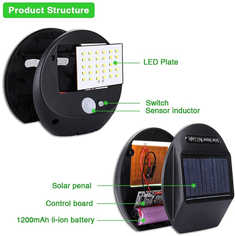 Luces Solares de 30 LED, Lámpa - Home Security Lights Outdoors reseña y precio