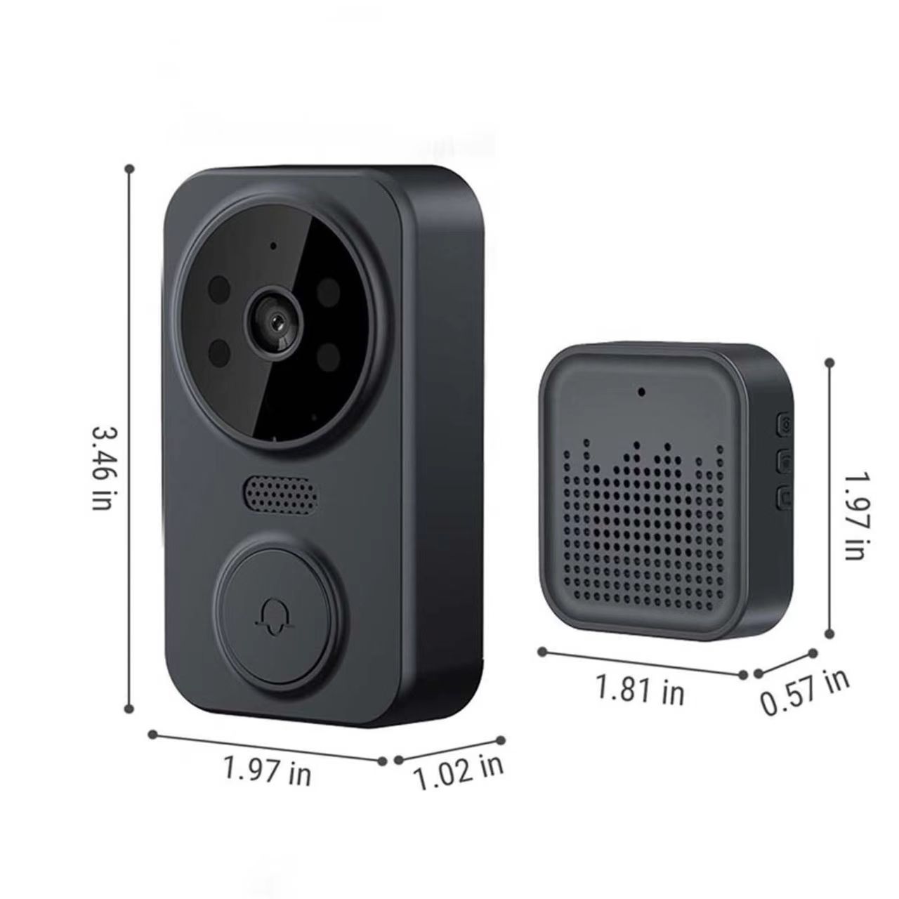 Timbre Inteligente WiFi Tuya p - Home Security Indoor Cameras reseña y precio
