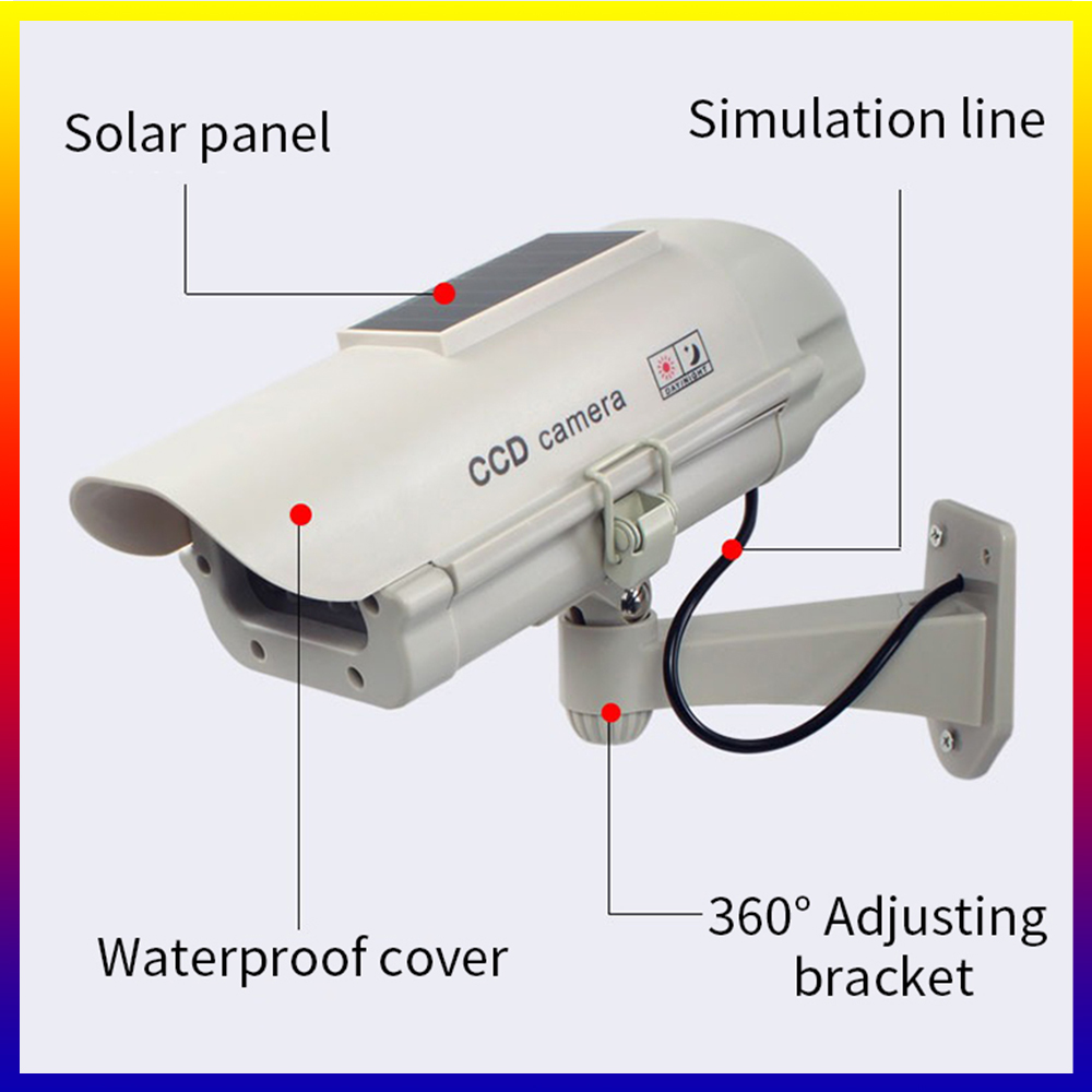 Cámara Solar de Simulación, Im - Home Security Camera Installation reseña y precio