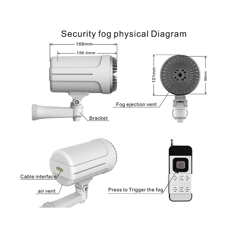 Dispositivos de Seguridad Inte - Home Security Fog System reseña y precio