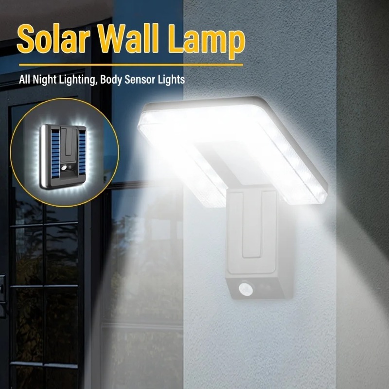 3 luces solares LED para pared - Home Security Yard Sensors reseña y precio