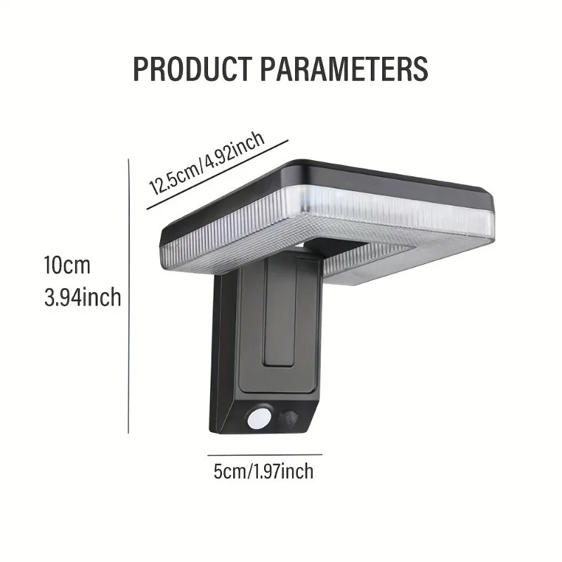 3 luces solares LED para pared - Home Security Yard Sensors reseña y precio