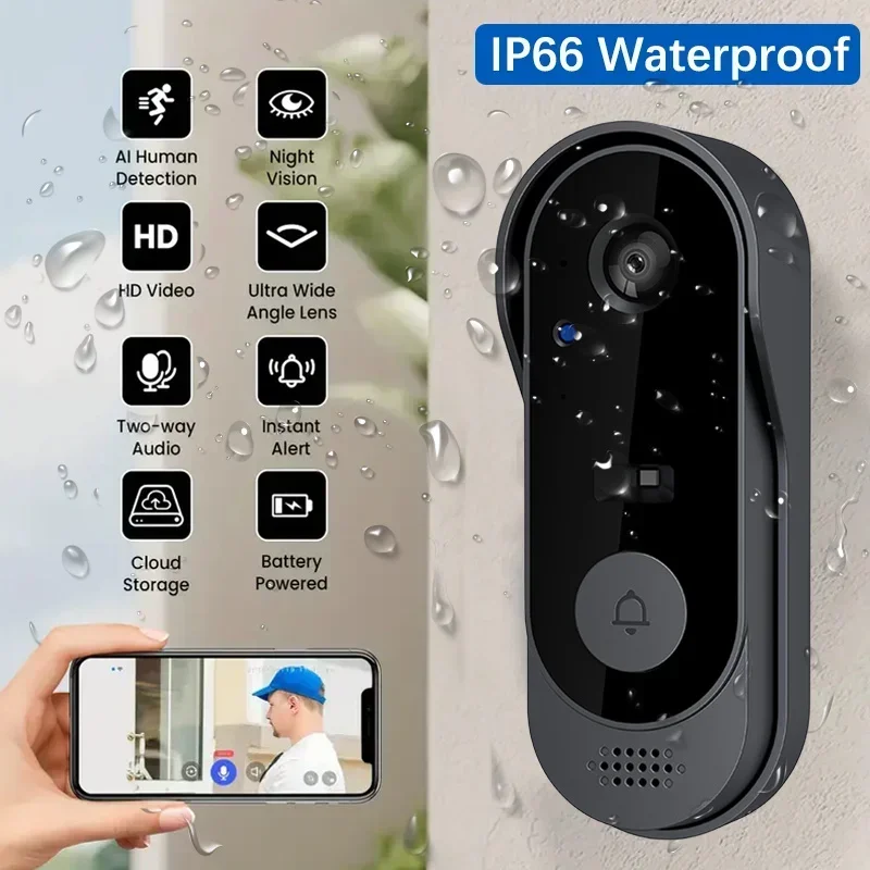 Videoportero Inalámbrico HD a  - Home Security Video Systems reseña y precio