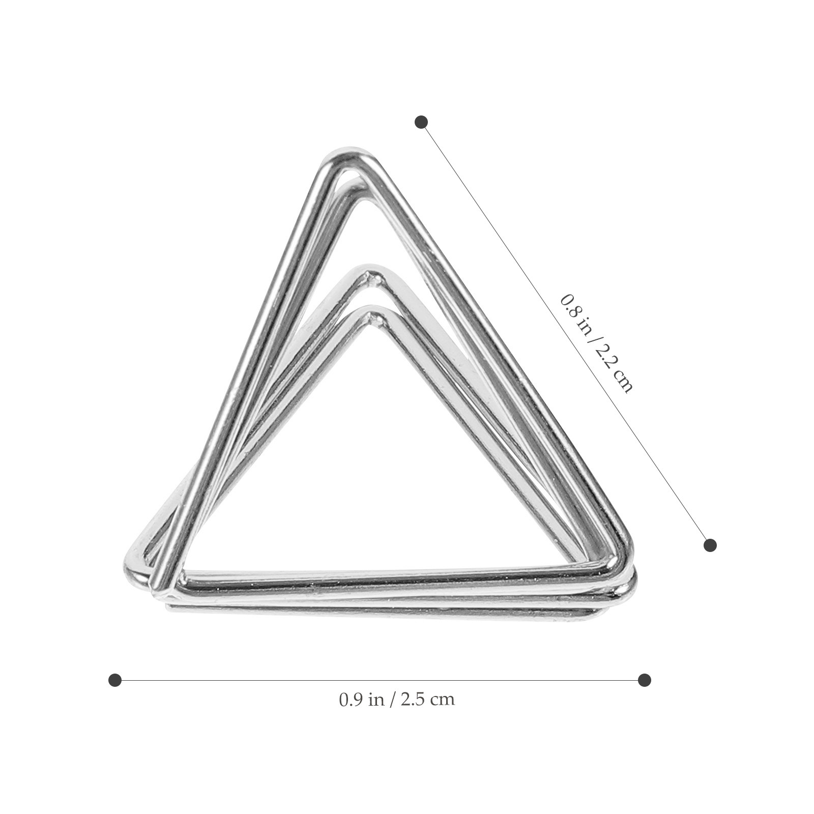 20 Clips Metálicos Triangulare - Home Security Number reseña y precio