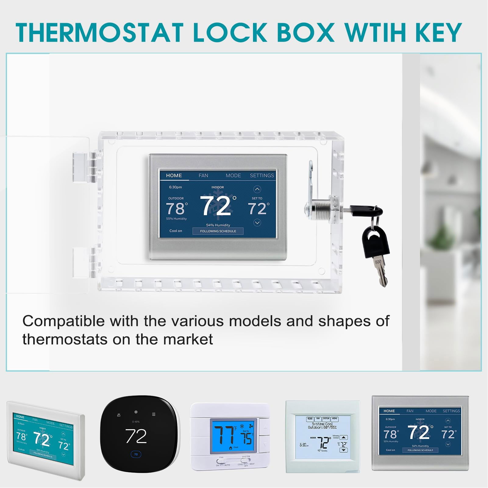 Caja de seguridad para termost - Home Security Firms reseña y precio