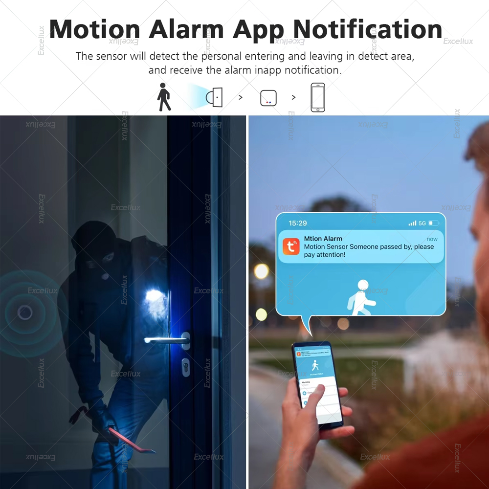 Mini Sensor de movimiento PIR  - Home Security With Alarm reseña y precio