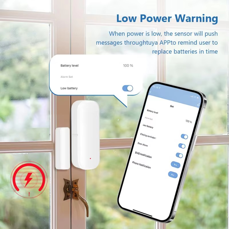 Sensor ZigBee para puerta y ve - Home Security Gate reseña y precio