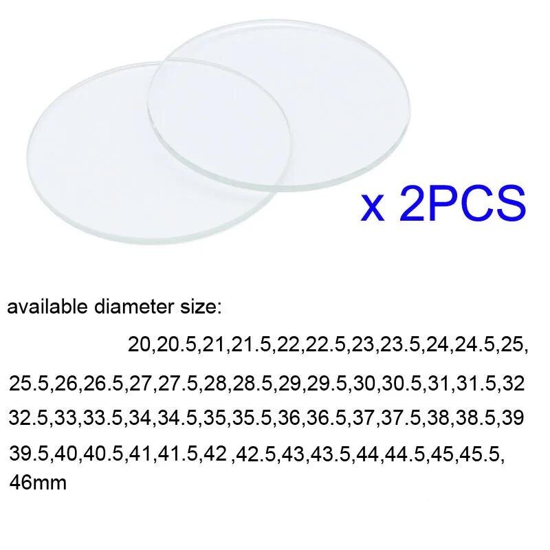 【2PCS】Vidrio redondo para relo - Glass Break Detector reseña y precio