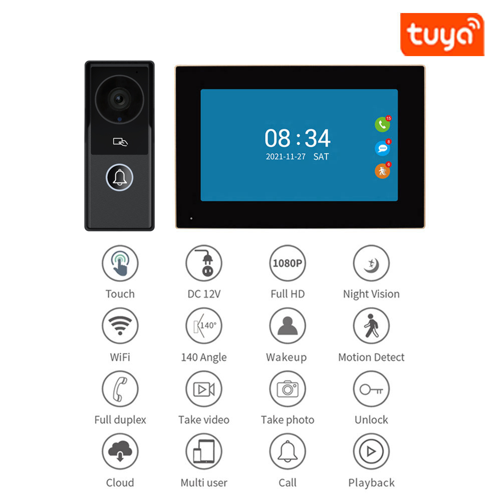 Videoportero de 7/10 pulgadas, - Home Security Video Systems reseña y precio