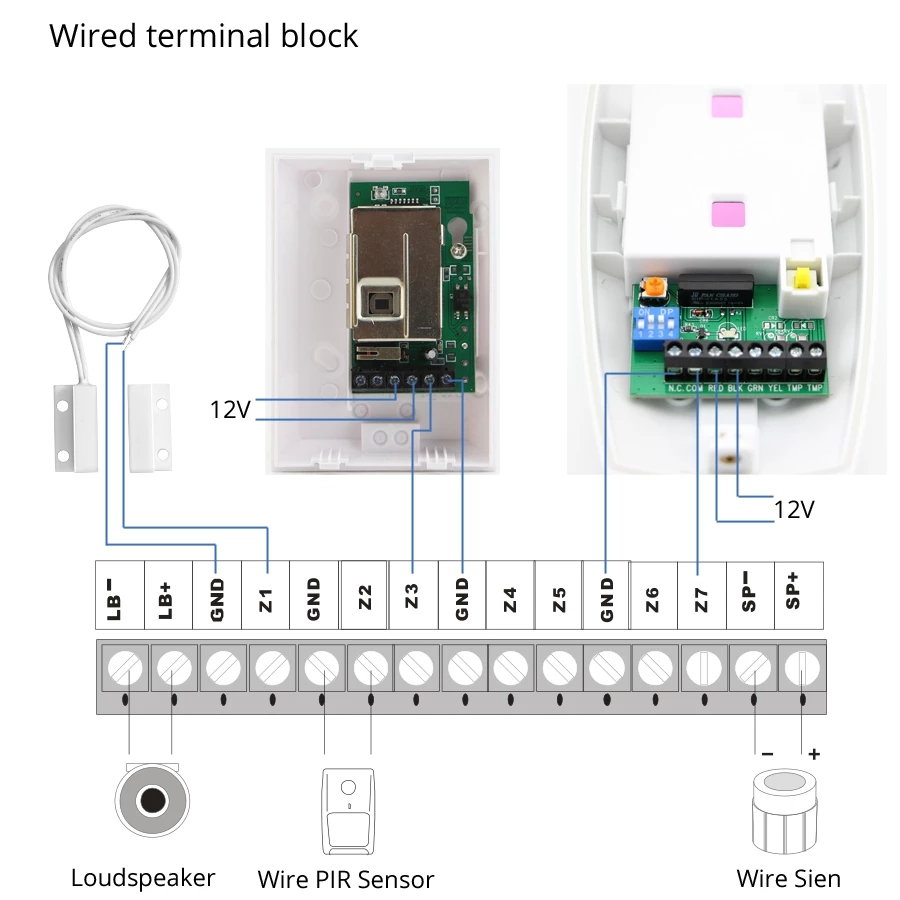 Sensor magnético para puerta y - Home Security Gate reseña y precio