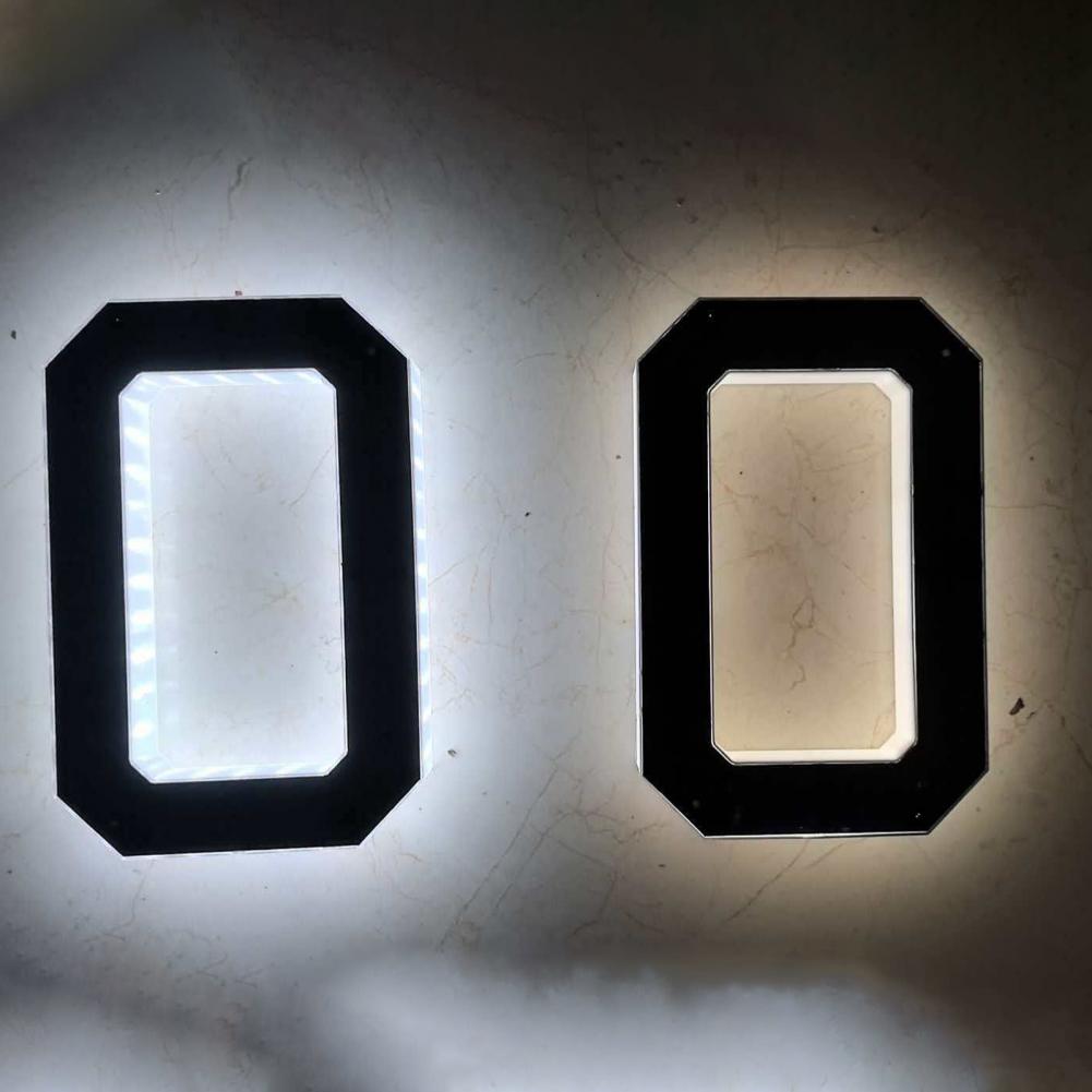 Letrero de Número de Casa con  - Home Security Number reseña y precio