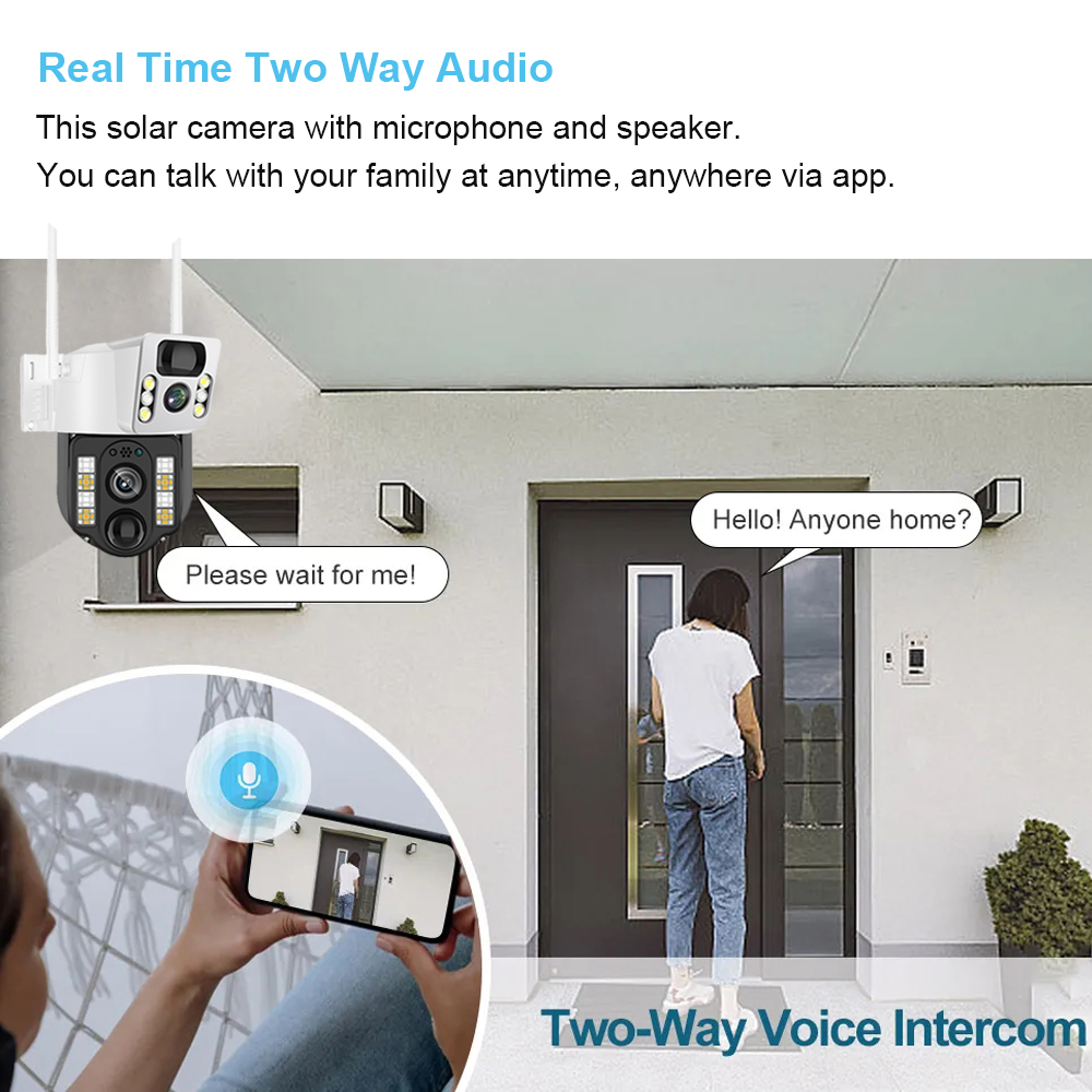 Cámara Solar WiFi/4G IP de vig - Home Security Camera Installation reseña y precio