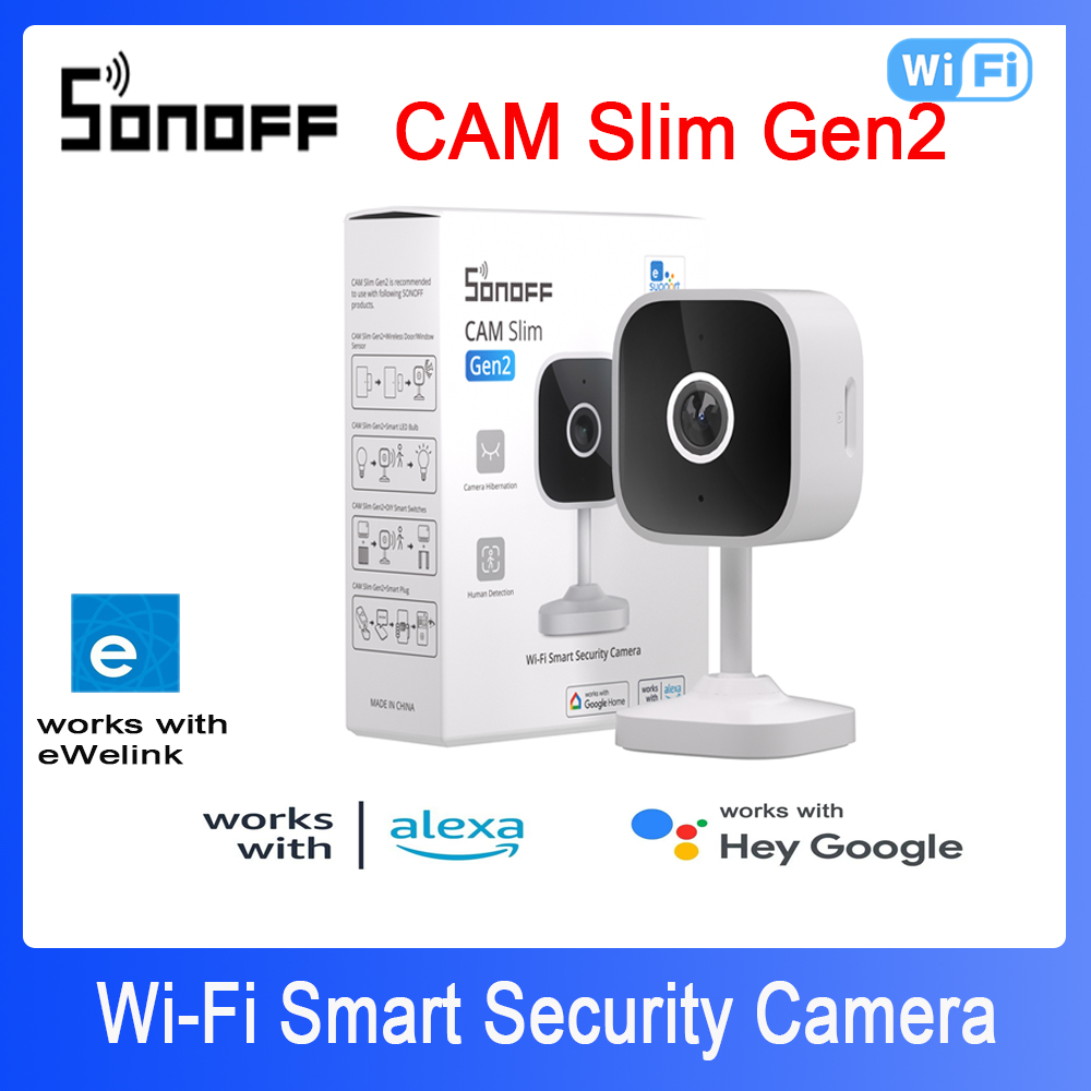 SONOFF CAM Slim Gen2 WiFi cáma - Home Security Camera Installation reseña y precio