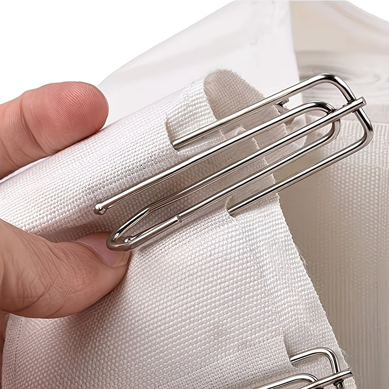 69 ganchos para cortinas plisa - Home Security Firms reseña y precio