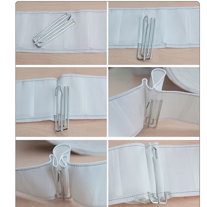 69 ganchos para cortinas plisa - Home Security Firms reseña y precio