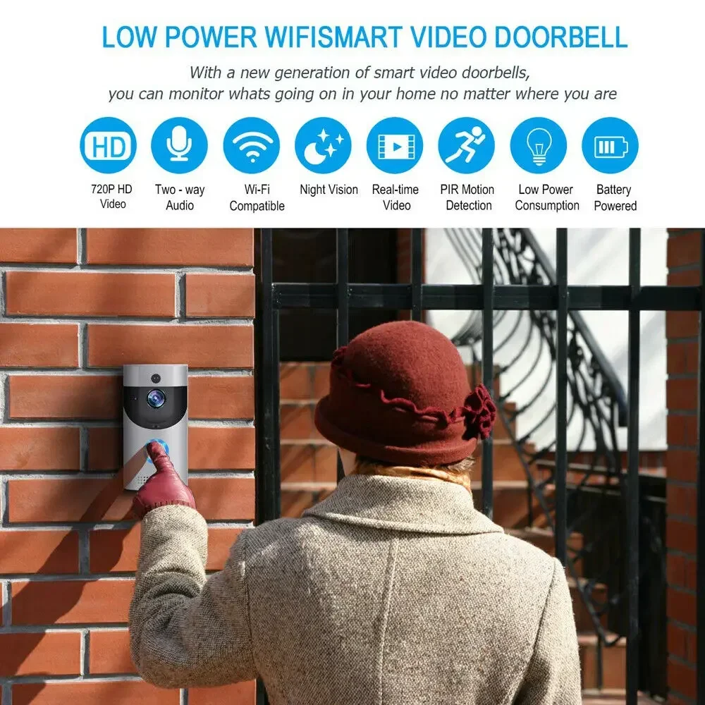 Timbre inalámbrico WIFI para e - Home Security Camera Installation reseña y precio