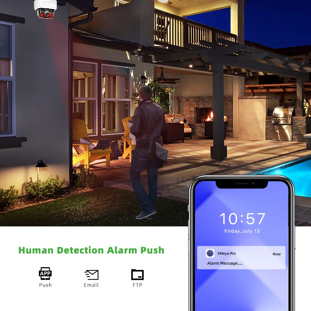 Cámara IP POE C GC PB 4MP, Mic - Home Security Camera Installation reseña y precio