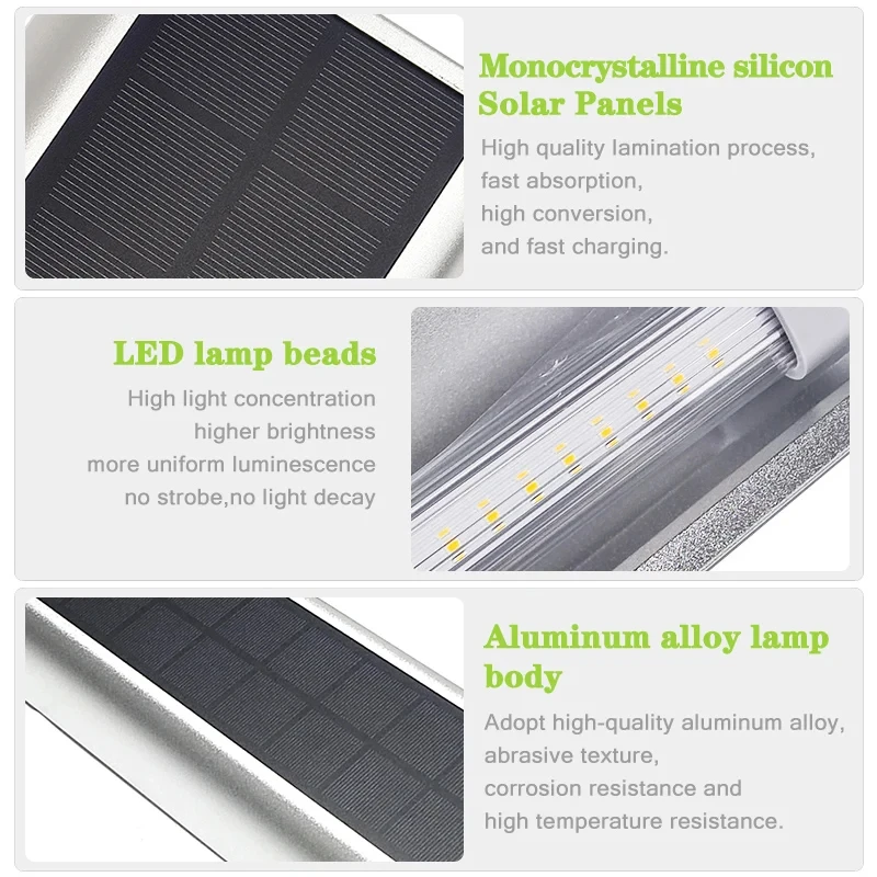 Lámpara Solar de pared LED, lu - Home Security Lights Outdoors reseña y precio
