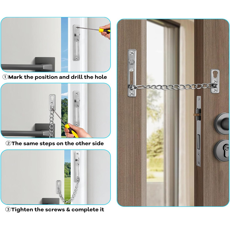 Cadena de Seguridad para Puert - Door Chain Guard reseña y precio