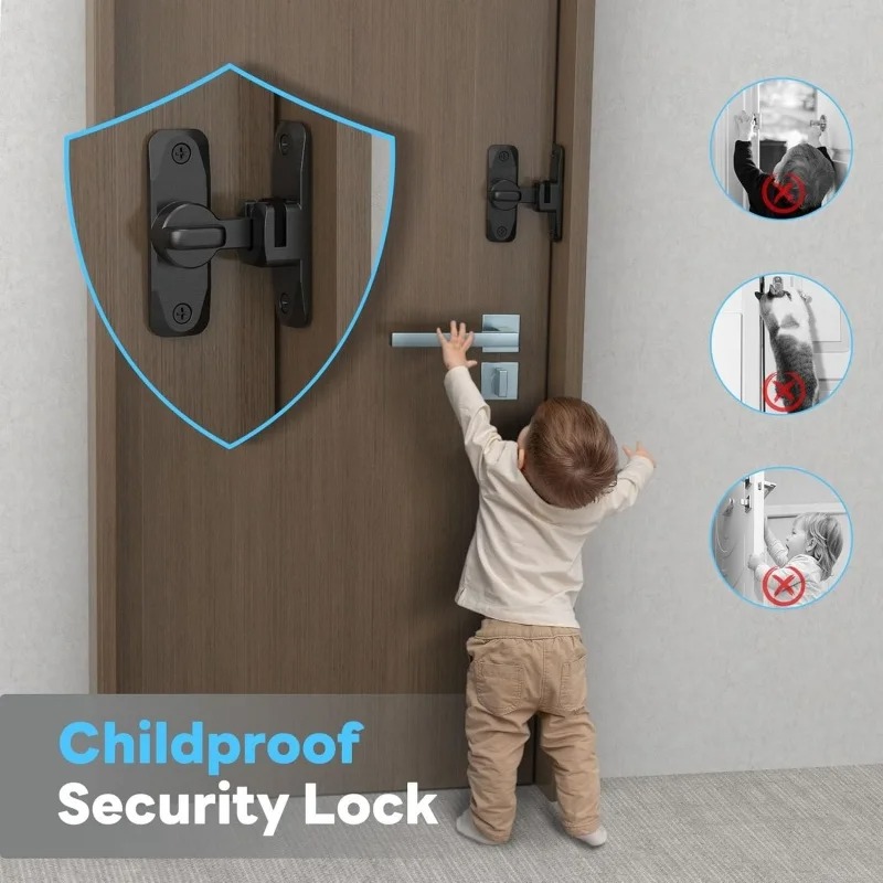Cerradura de Puerta Abatible d - Home Security Firms reseña y precio