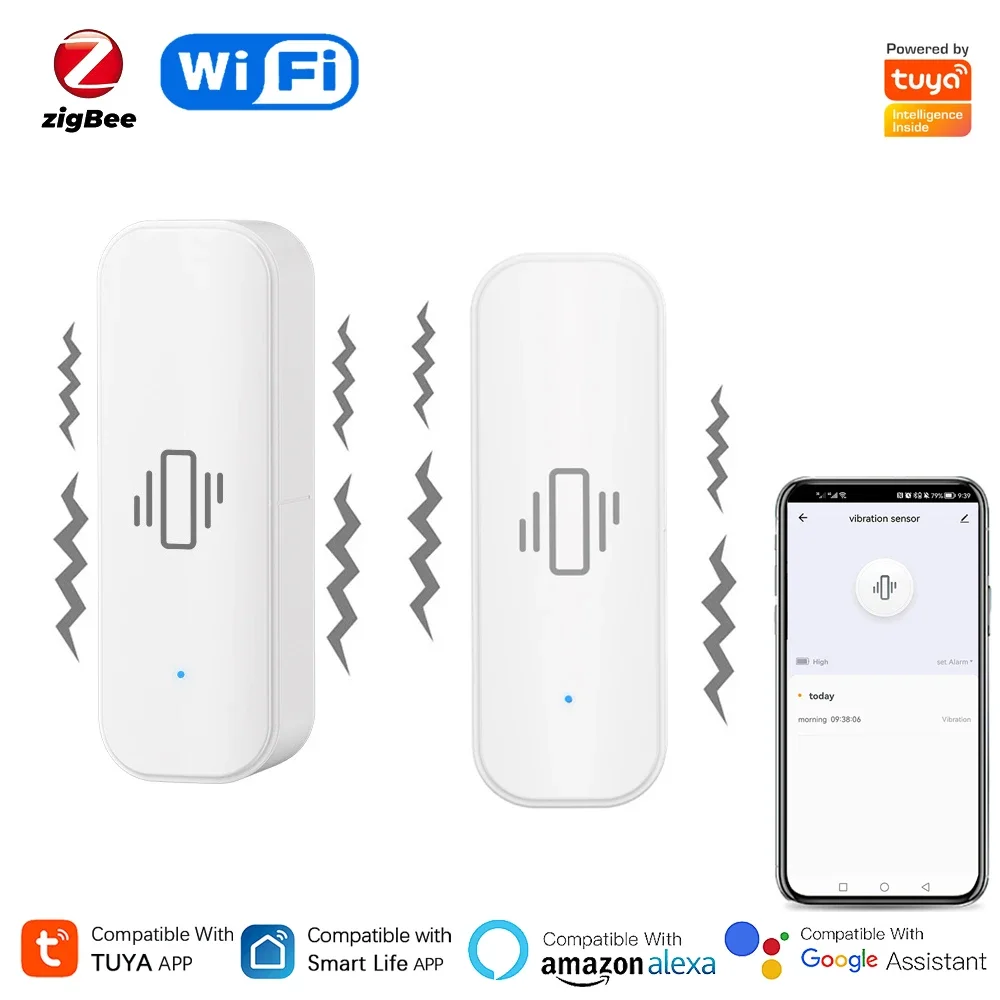 Sensor de vibración inteligent - Home Security With Alarm reseña y precio