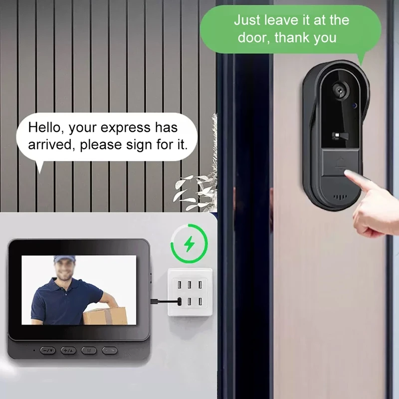 Videoportero Inalámbrico para  - Home Security Lights Outdoors reseña y precio
