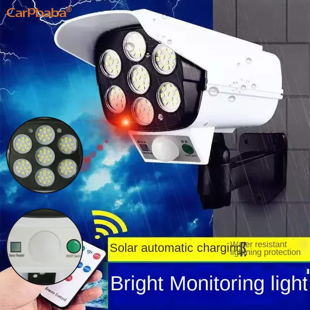 Luz Solar para exteriores, Sen - Home Security Lights Outdoors reseña y precio